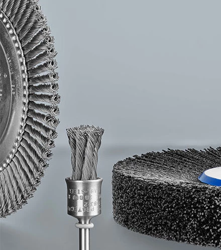Brosses disque torsadées