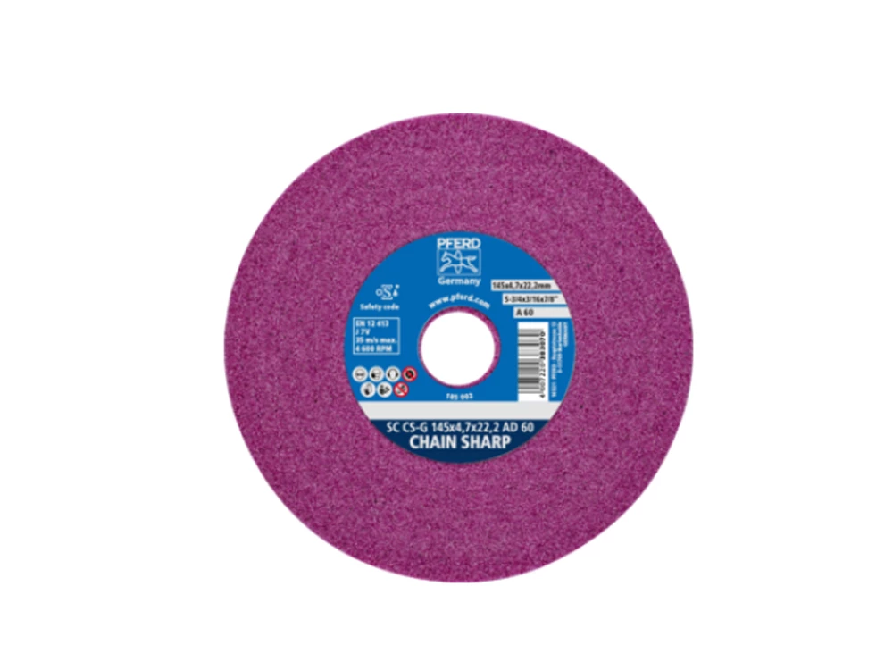 Disques abrasifs pour chaînes de tronçonneuse